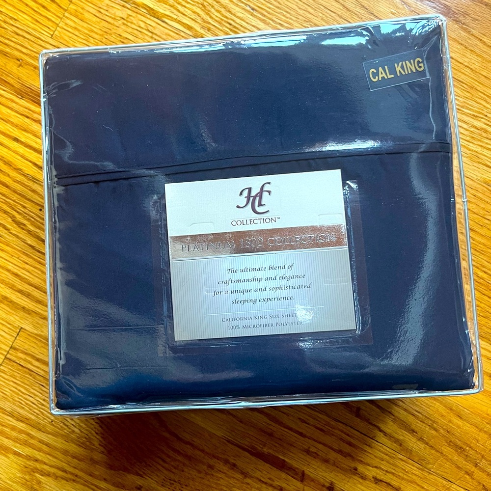 HC Collection California King  Size Navy.